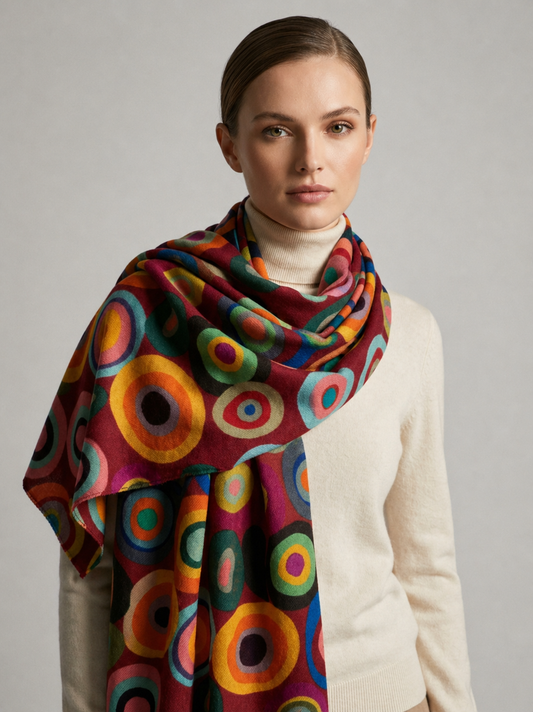 Aurora Orbit Wool Scarf