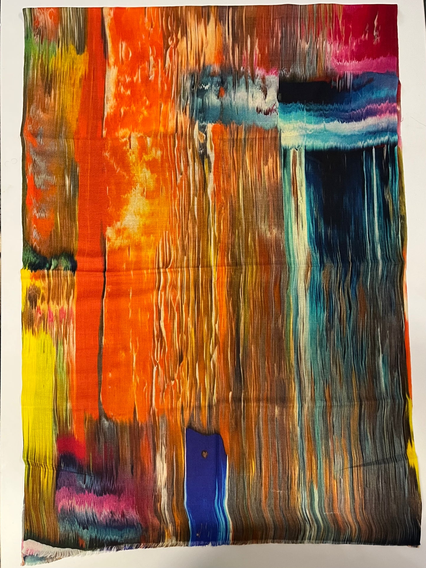 Ocean Sunset Wool Scarf