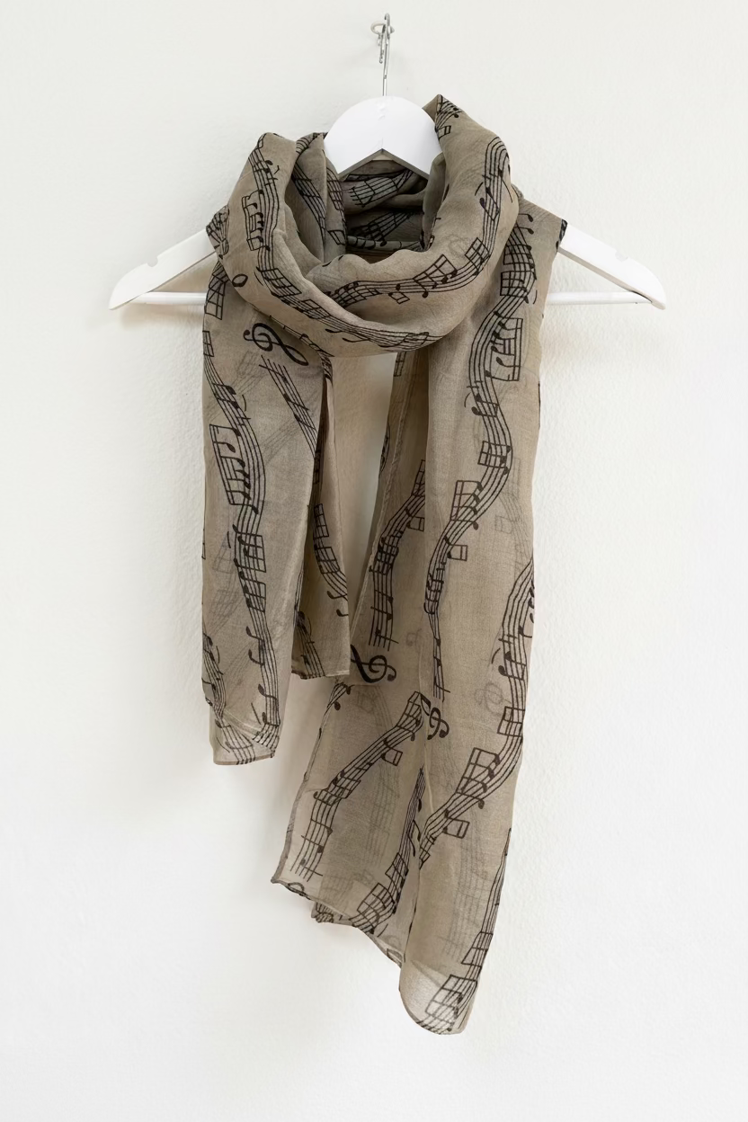 Notes Scarf