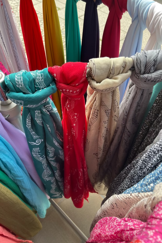 Notes Scarf